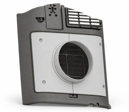 Freigestellter 2-Schlauch-Adapter für Suntec Klimatronic 14260 mit Kondensator-Anschluss Ø200mm